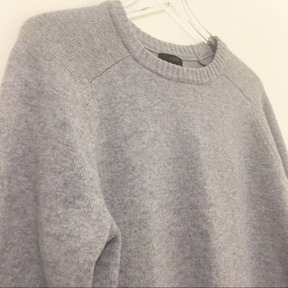 J. Crew ‘Holly’ Wool Sweater, Gray Size Large - Picture 2 of 8